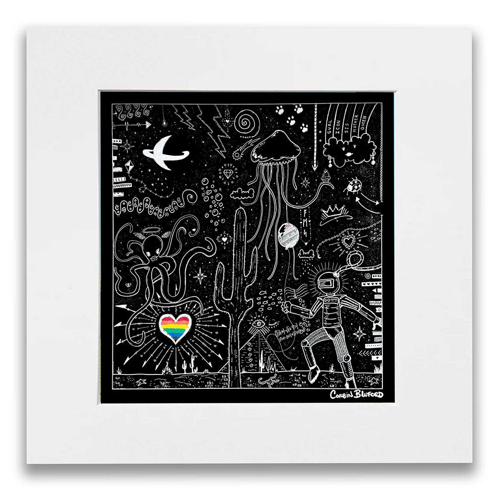 The Little Heart Series - "Gay Fever Dream" Print