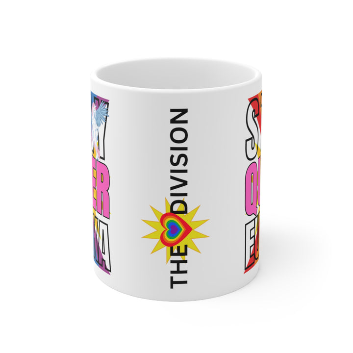 Stay Queer Eureka mug logo images