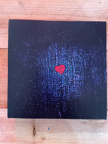 The Little Heart Series - "Neptune's Tears" Panel Print 8"x8" (FPOS)