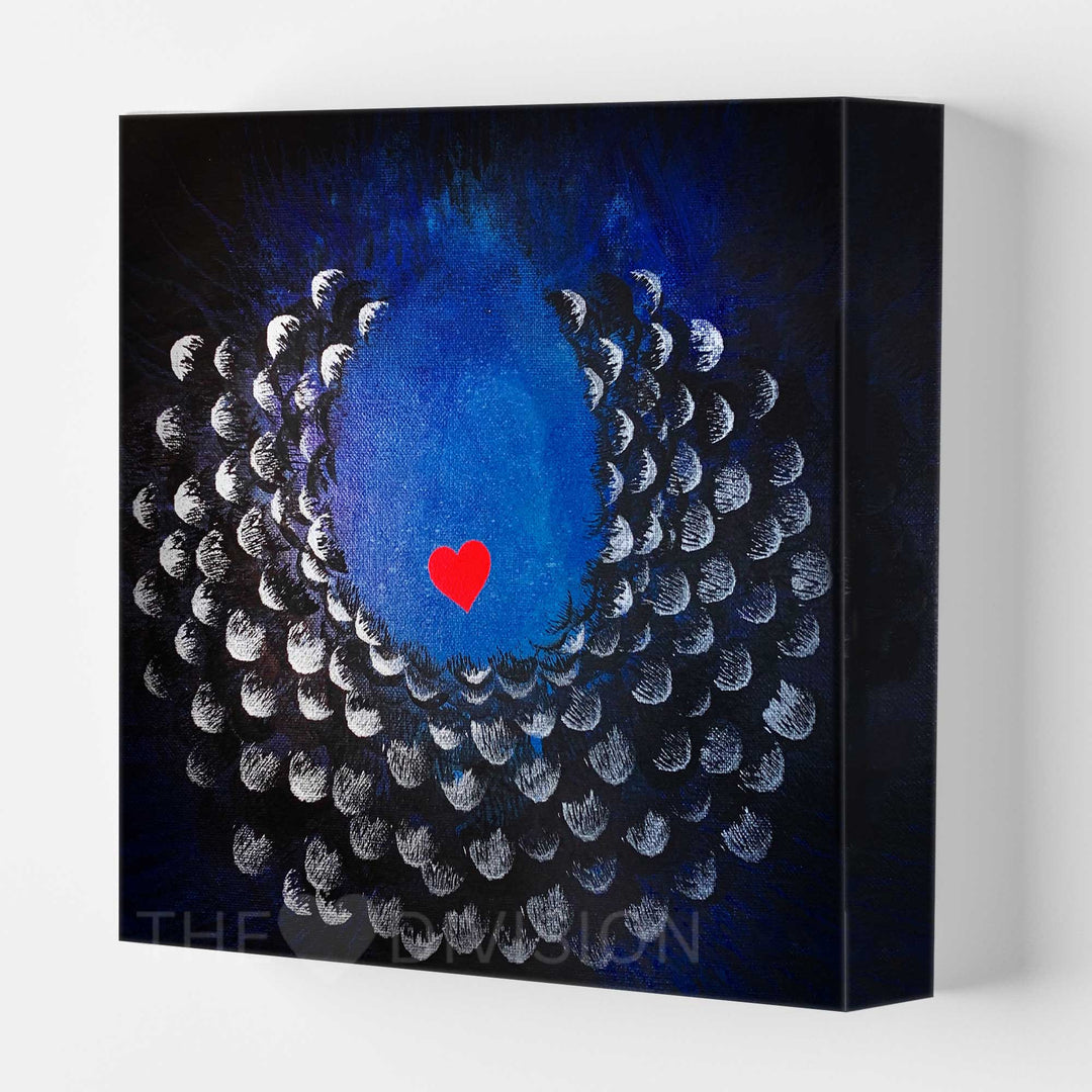 "Blue Cave Heart #3" Print main image