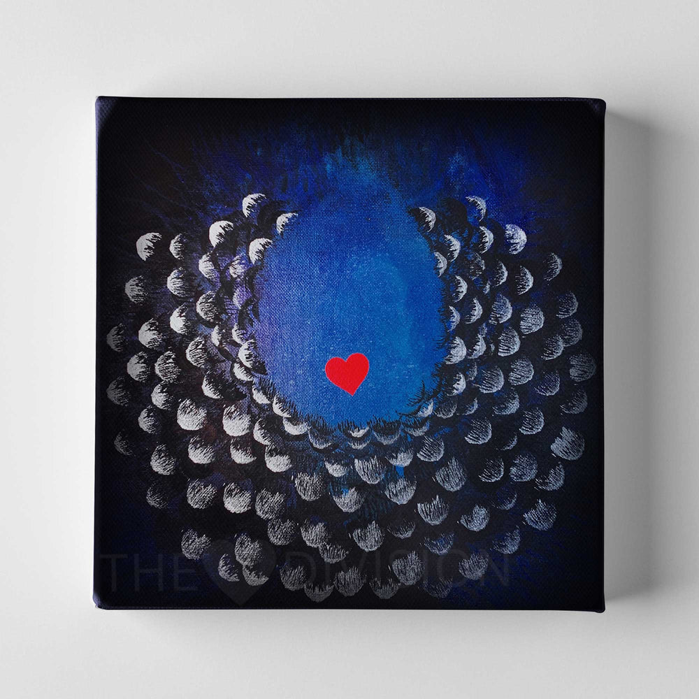 "Blue Cave Heart #3" Print front image