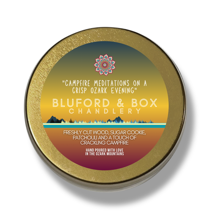 “Campfire Meditations On A Crisp Ozark Evening” Hand-Poured Candle main image