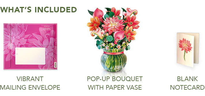 Dear Dahlia Pop-Up Card by FreshCut Paper