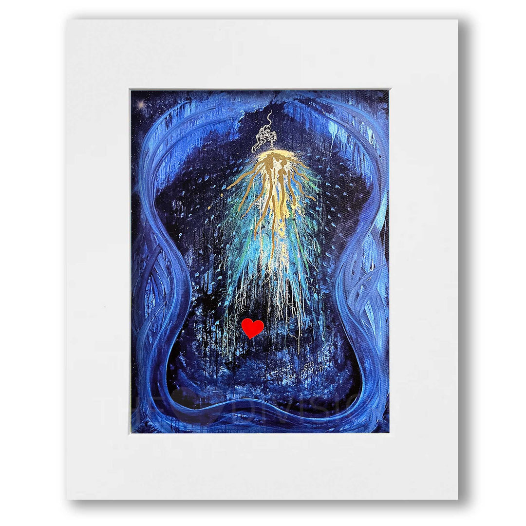 The "Follow Your Heart" Series - "Initiation #1" - 8" x 10" Matted Print