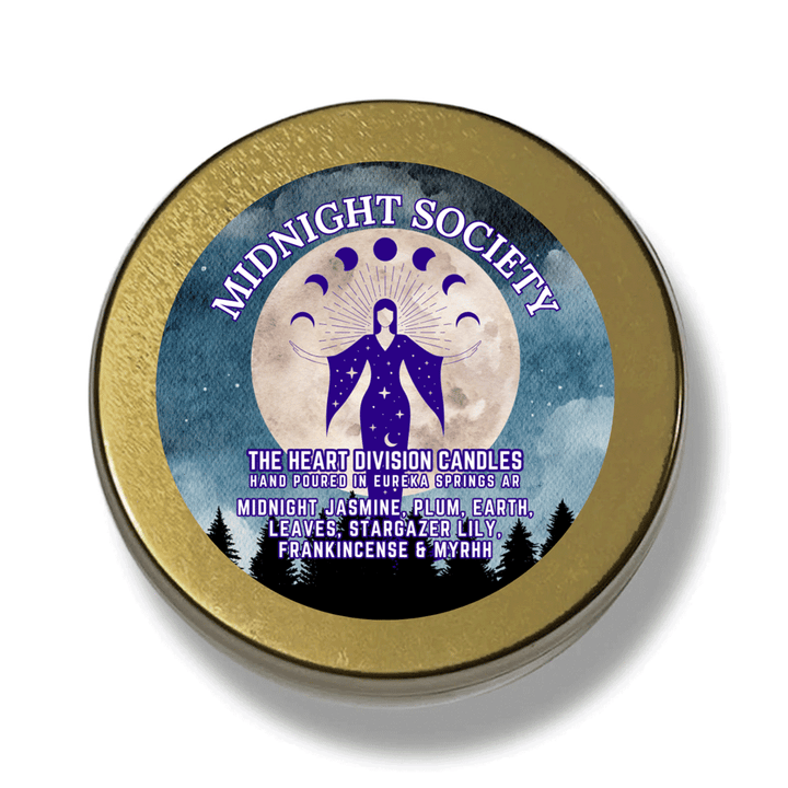 The Heart Division Candle Company - "Midnight Society" Candle, by The Heart Division