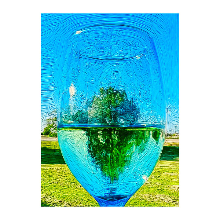 "Pinot Grigio Reflections" - The "I Love Eureka" Photography Print Series