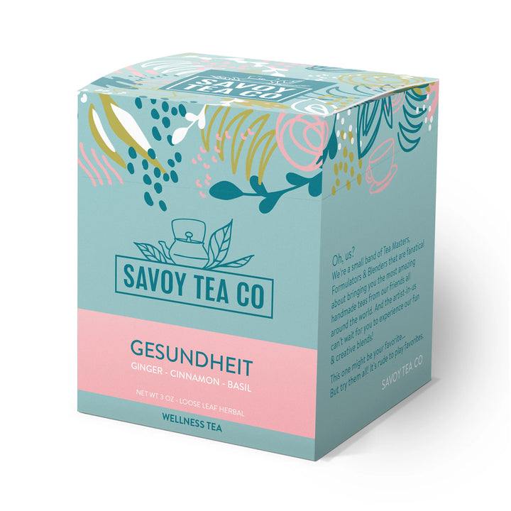 Gesundheit Tea Loose Leave Tea packaging