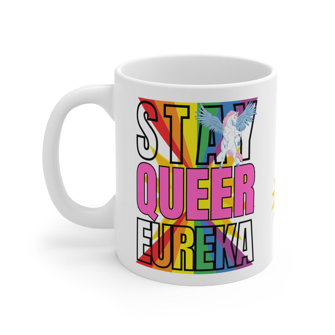 Stay Queer Eureka mug main images