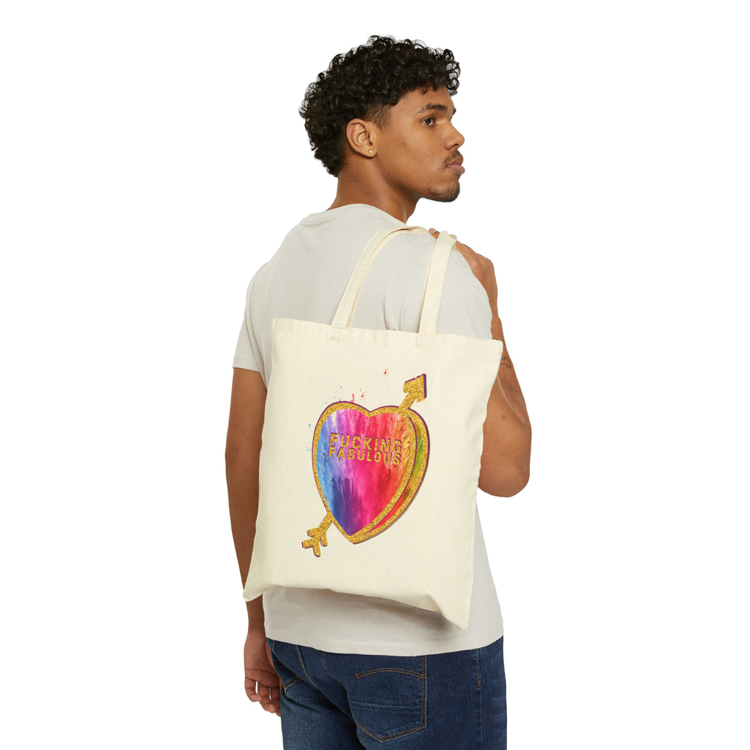 Fucking Fabulous Tote over the shoulder