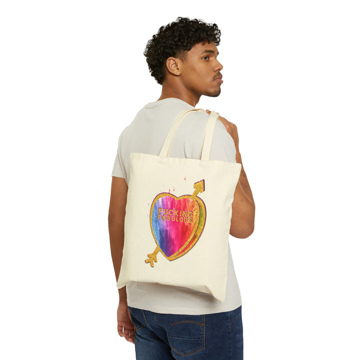 Fucking Fabulous Tote over the shoulder