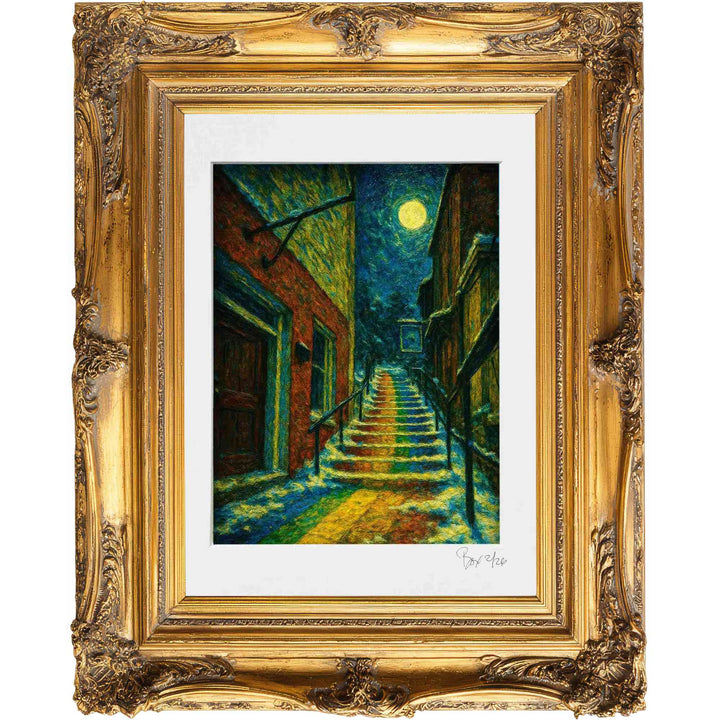 Moonlight Belongs to Dreamers: Love Letters to Eureka, #6 The Long Climb, Matted 11x14 Flat Print