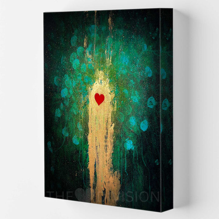 The "Follow Your Heart" Series - "Becoming Heart #1"  - 8" x 10" Print