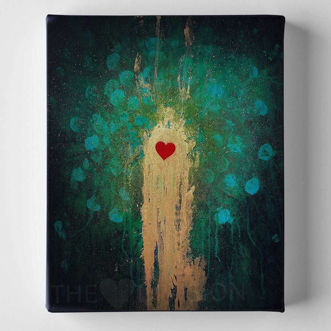 The "Follow Your Heart" Series - "Becoming Heart #1"  - 8" x 10" Print