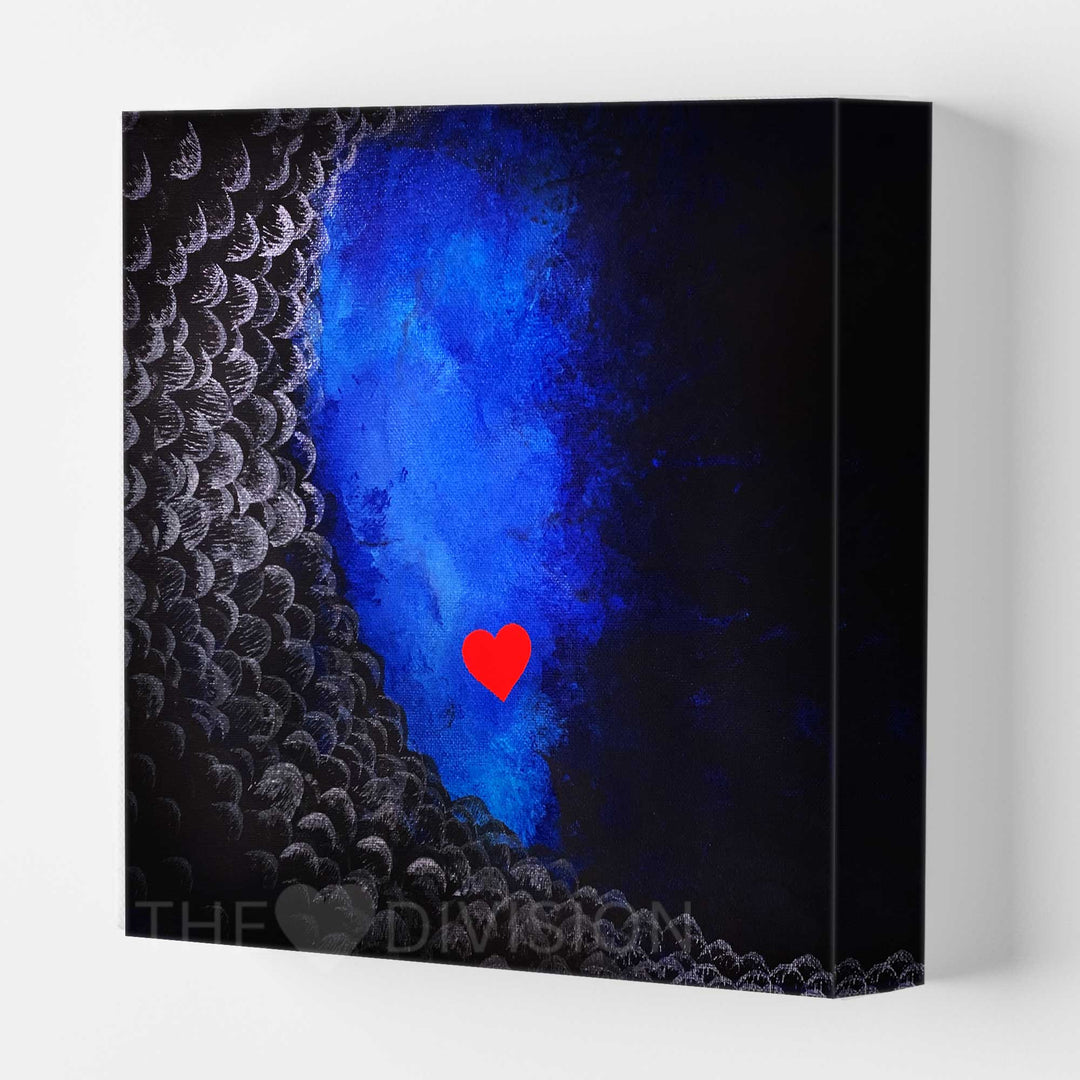 "Blue Cave Heart #2" Print main image