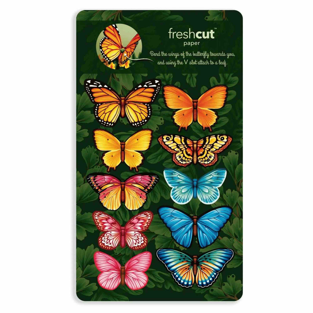 Butterflies & Buttercups Pop-Up Greeting  Card by FreshCut Paper