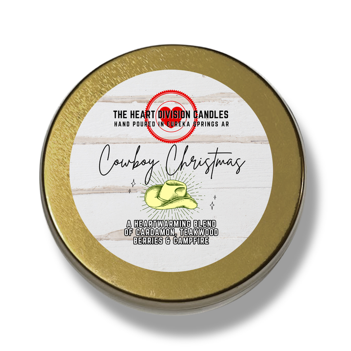 The Heart Division Candle Company - "Cowboy Christmas" Candle, by The Heart Division
