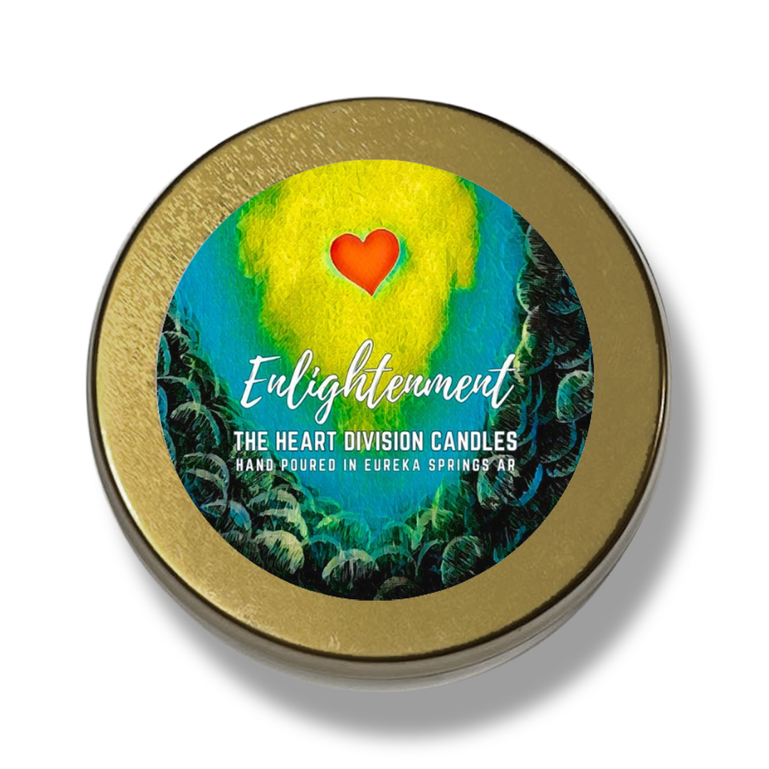 The Heart Division Enlightenment Hand Poured Candle Top