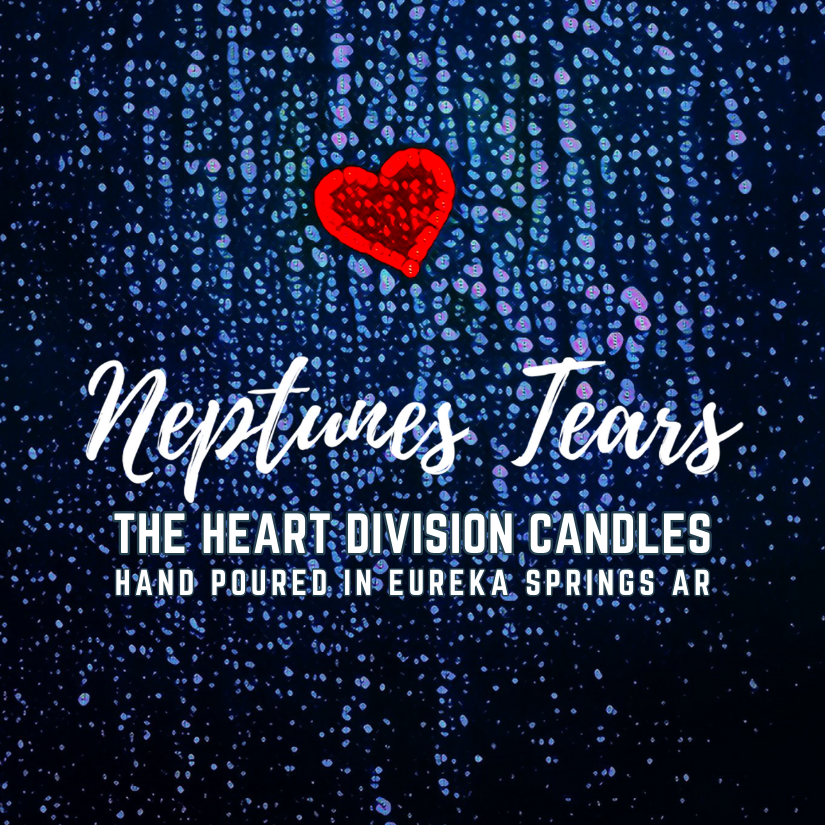 The "Follow Your Heart" Series - "Neptune's Tears" Candle, by The Heart Division