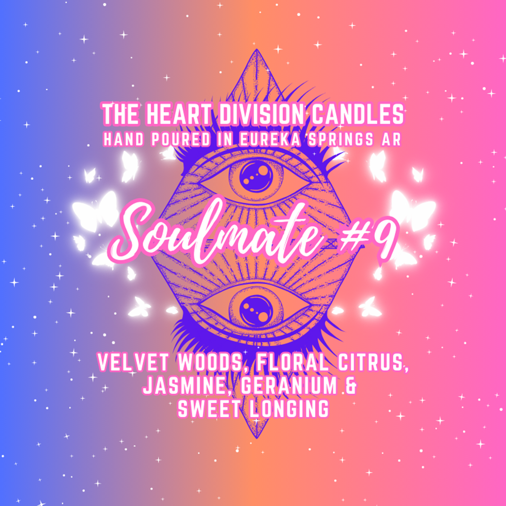 Soulmate #9 Candle label