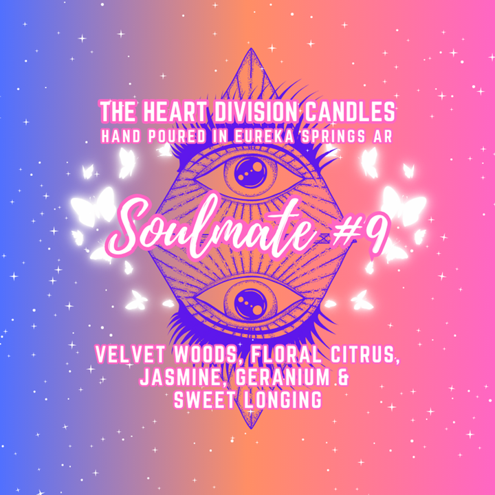 Soulmate #9 Candle label