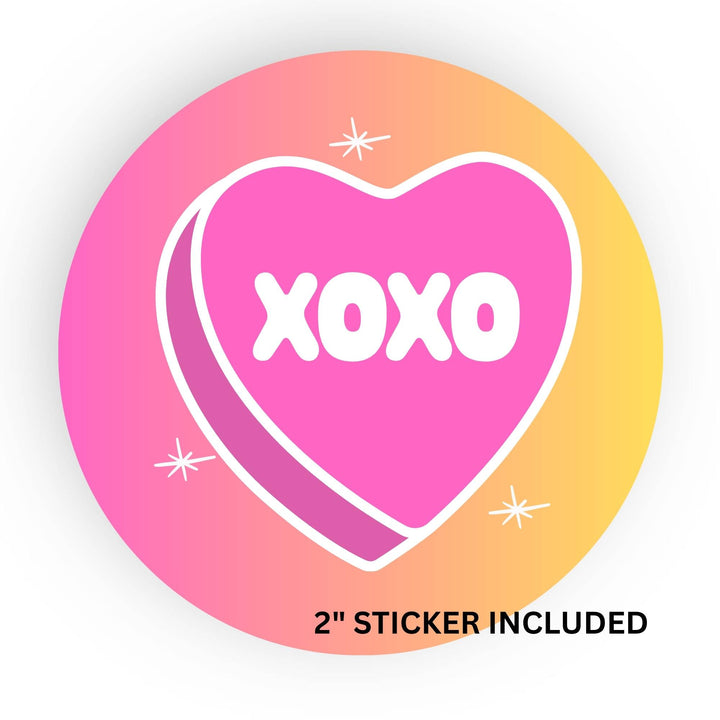 Valentines Day Sweetheart Candy Conversation Hearts, 5x7 Greeting Card | FREE USPS SHIPPING