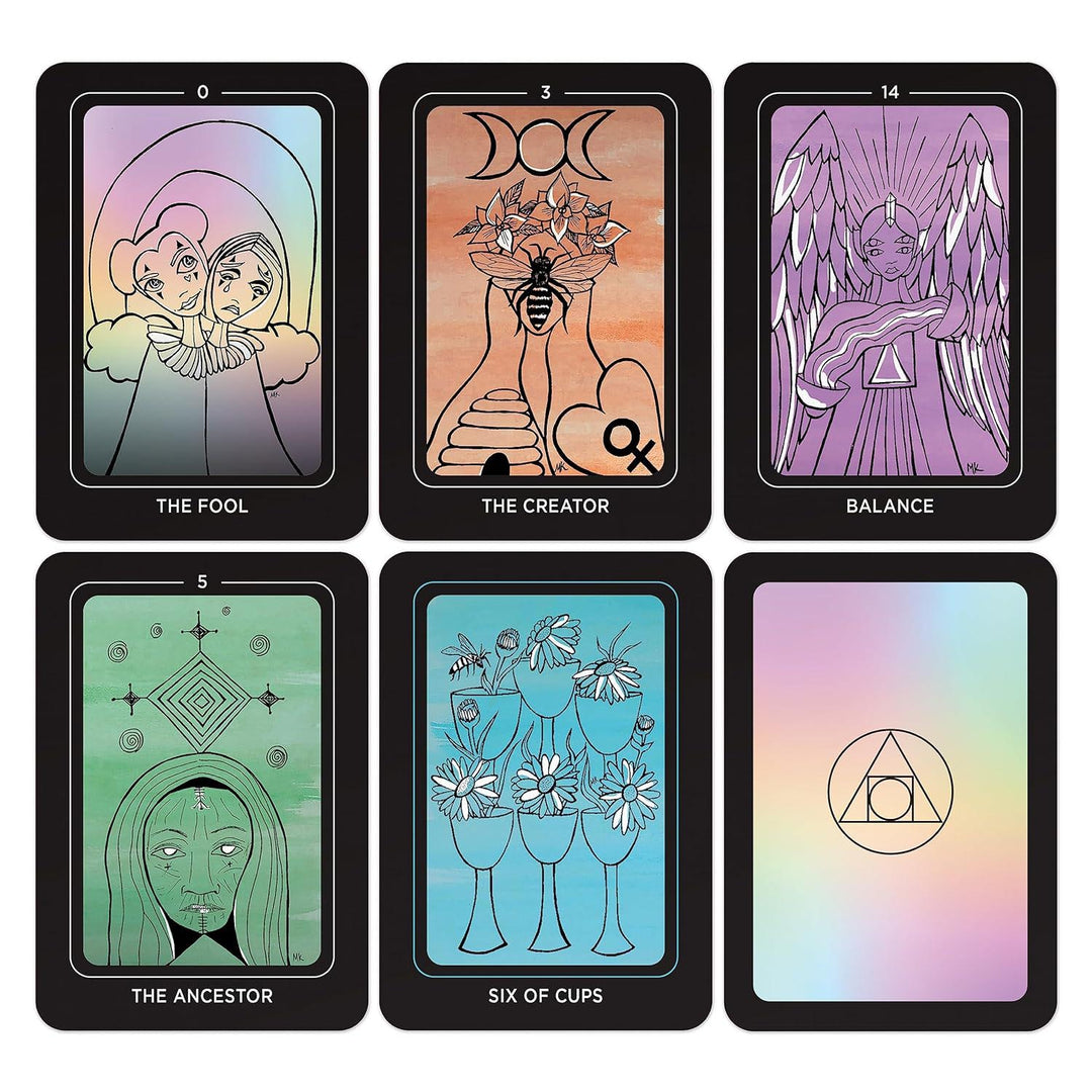"Dreamers Tarot" deck card assortment