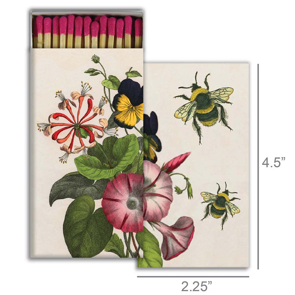 Bee Pansy Matches Sizing Image