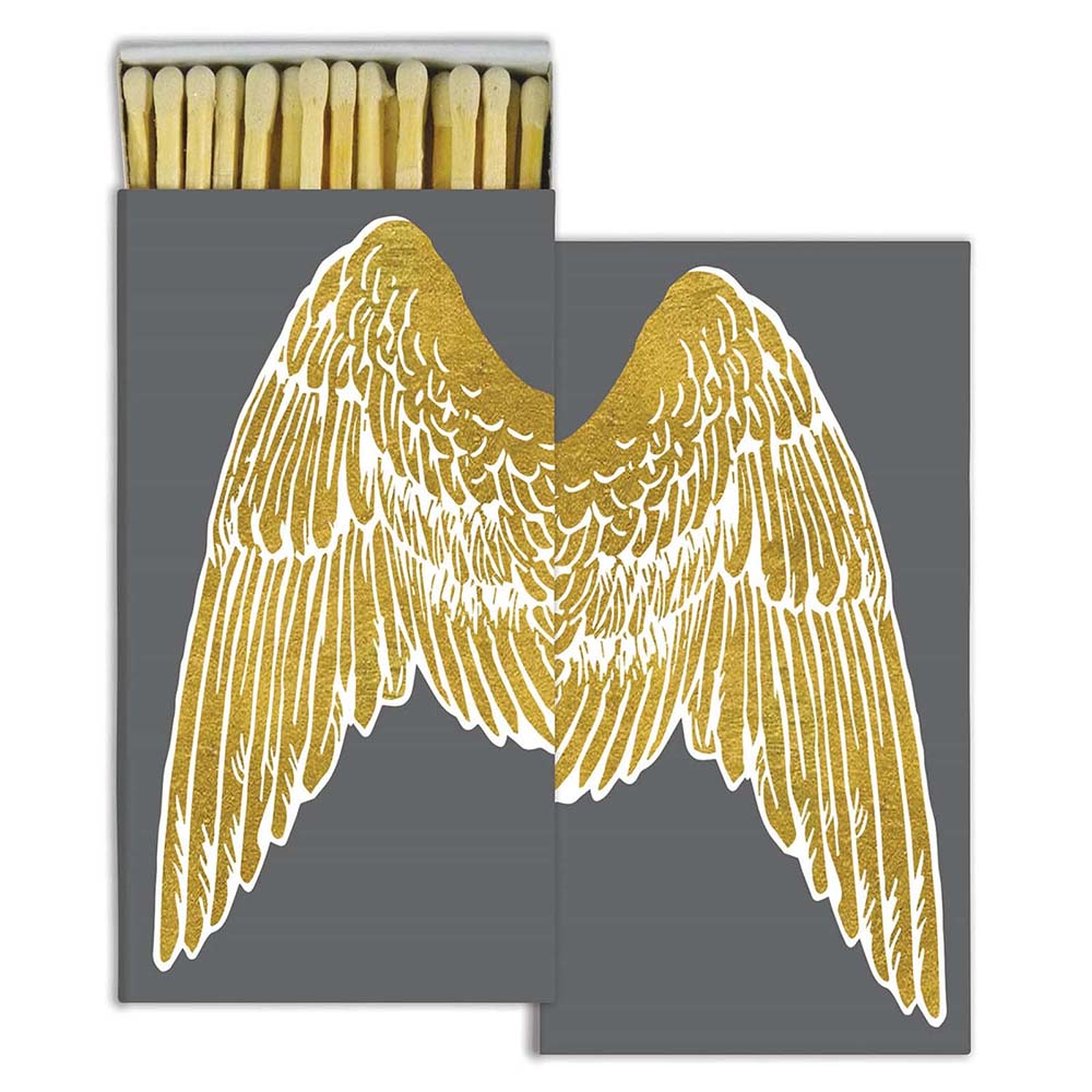 Gold Foil Wings Matches Main Image