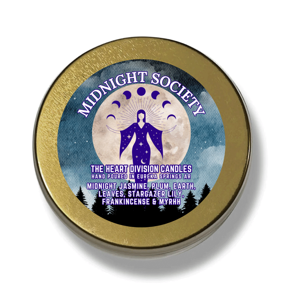 The Heart Division Candle Company - "Midnight Society" Candle, by The Heart Division