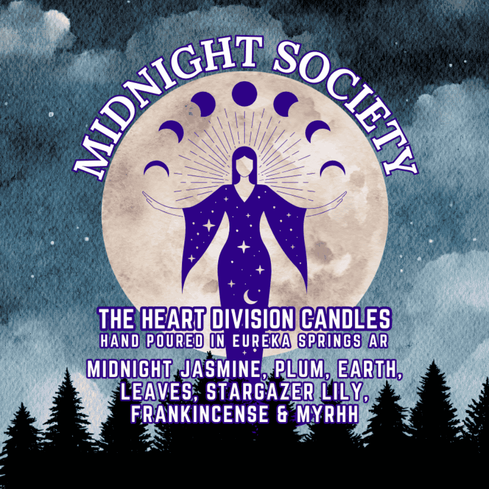 The Heart Division Candle Company - "Midnight Society" Candle, by The Heart Division