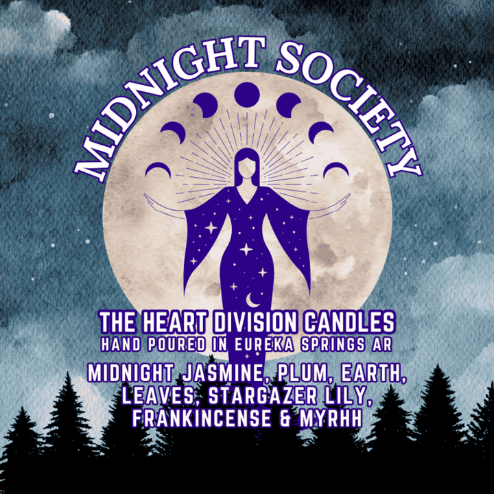 The Heart Division Candle Company - "Midnight Society" Candle, by The Heart Division