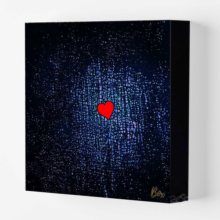 The "Follow Your Heart" Series - "Neptune's Tears #1"  - 8" x 8" Premium Hand Embellished Print