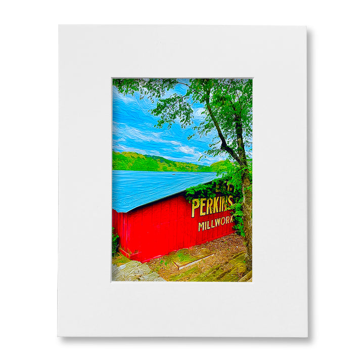 The "I Love Eureka" Photography Print Series - The Old Millworks Building, Matted