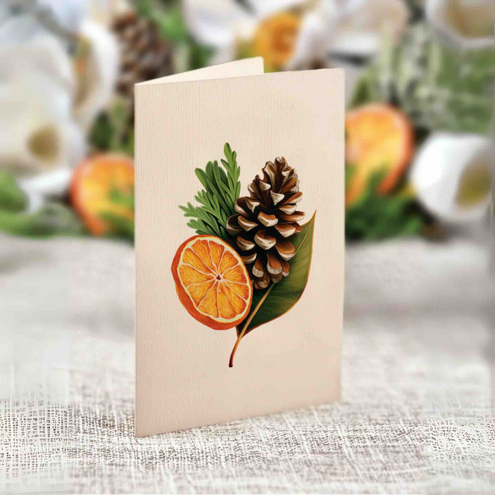 Winter Magnolia Pop-Up Greeting Card by FreshCut Paper