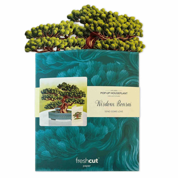 Wisdom Bonsai Pop-Up Greeting Card by FreshCut Paper