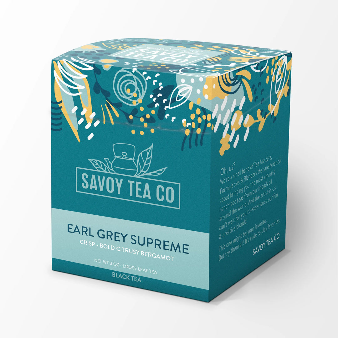 Earl Grey Supreme Loose Leaf Tea packaging