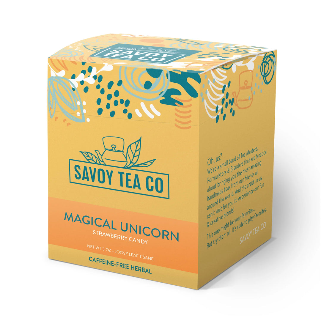 Magical Unicorn Loose Leaf Tea packaging