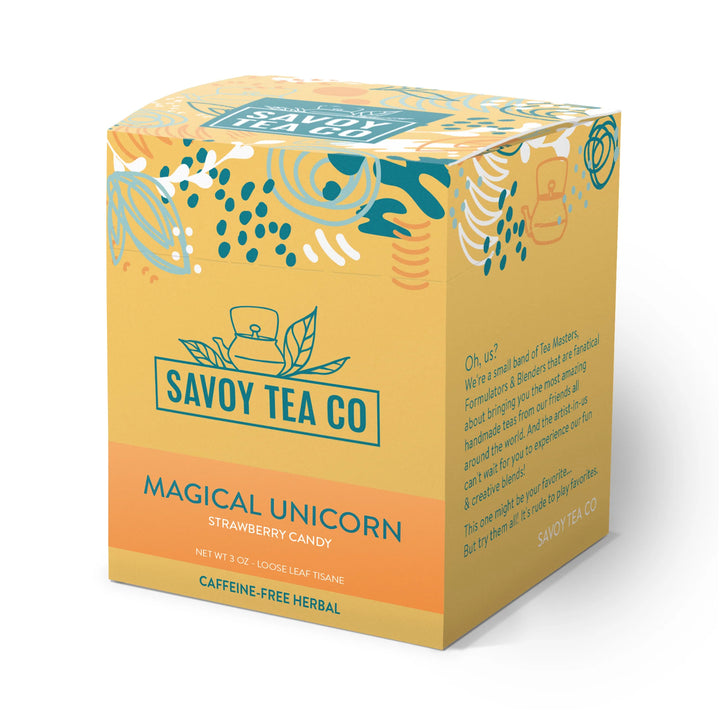 Magical Unicorn Loose Leaf Tea packaging