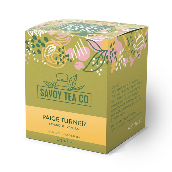 Page Turner Loose Leaf Tea packaging