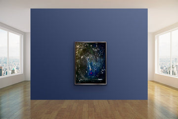The Little Heart Series - Crash into Me Original Acrylic 38