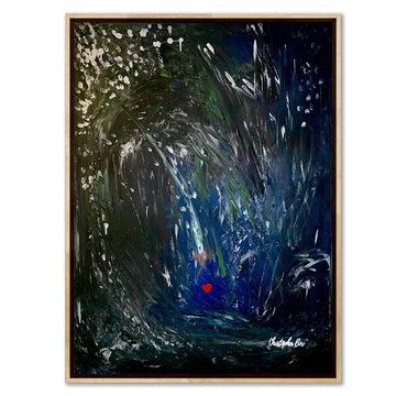 The Little Heart Series - Crash into Me Original Acrylic 38