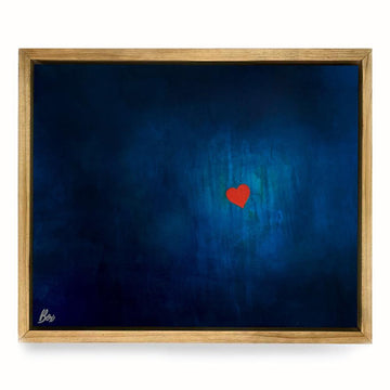 The Little Heart Series - Deep Heart #1  Original Acrylic 16