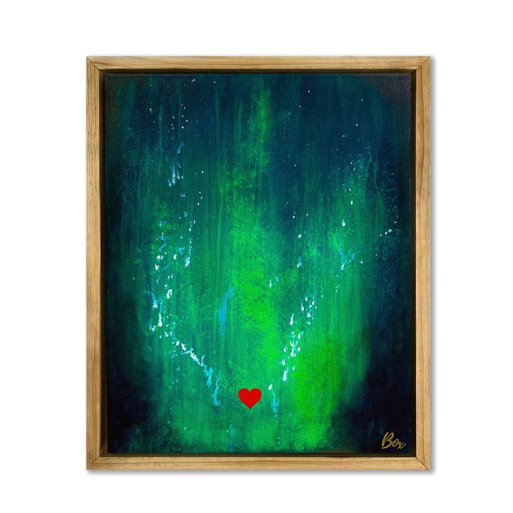 The Little Heart Series - Deep Heart #5Original Acrylic 16"x 20"