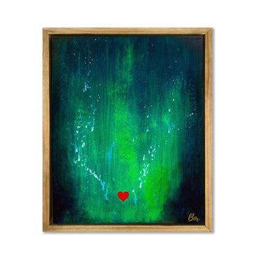 The Little Heart Series - Deep Heart #5Original Acrylic 16