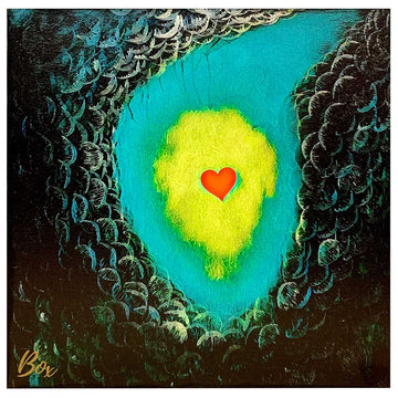 The Little Heart Series - Enlightenment Canvas Panel Print 12