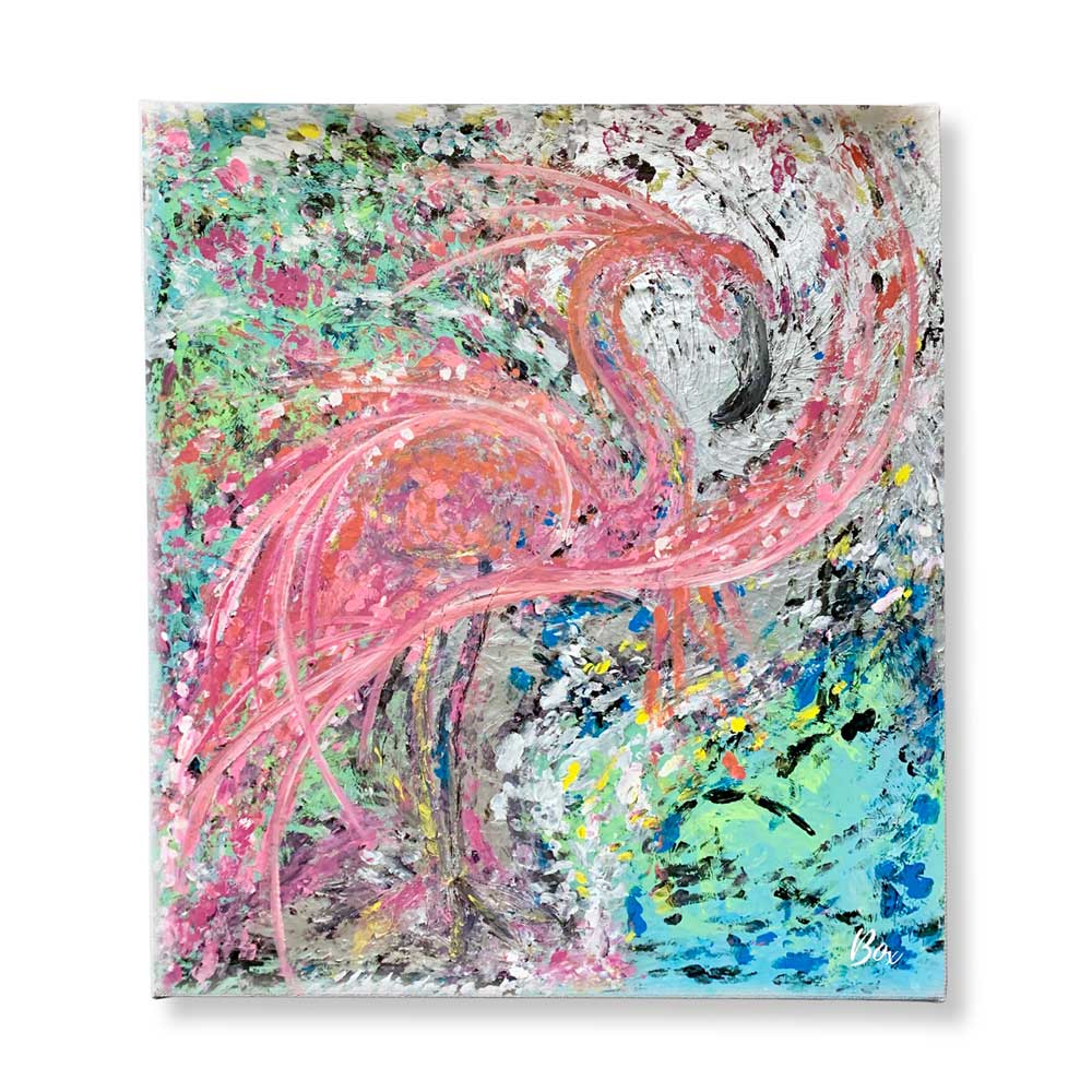 Object "Flamingo" 36" x 48"