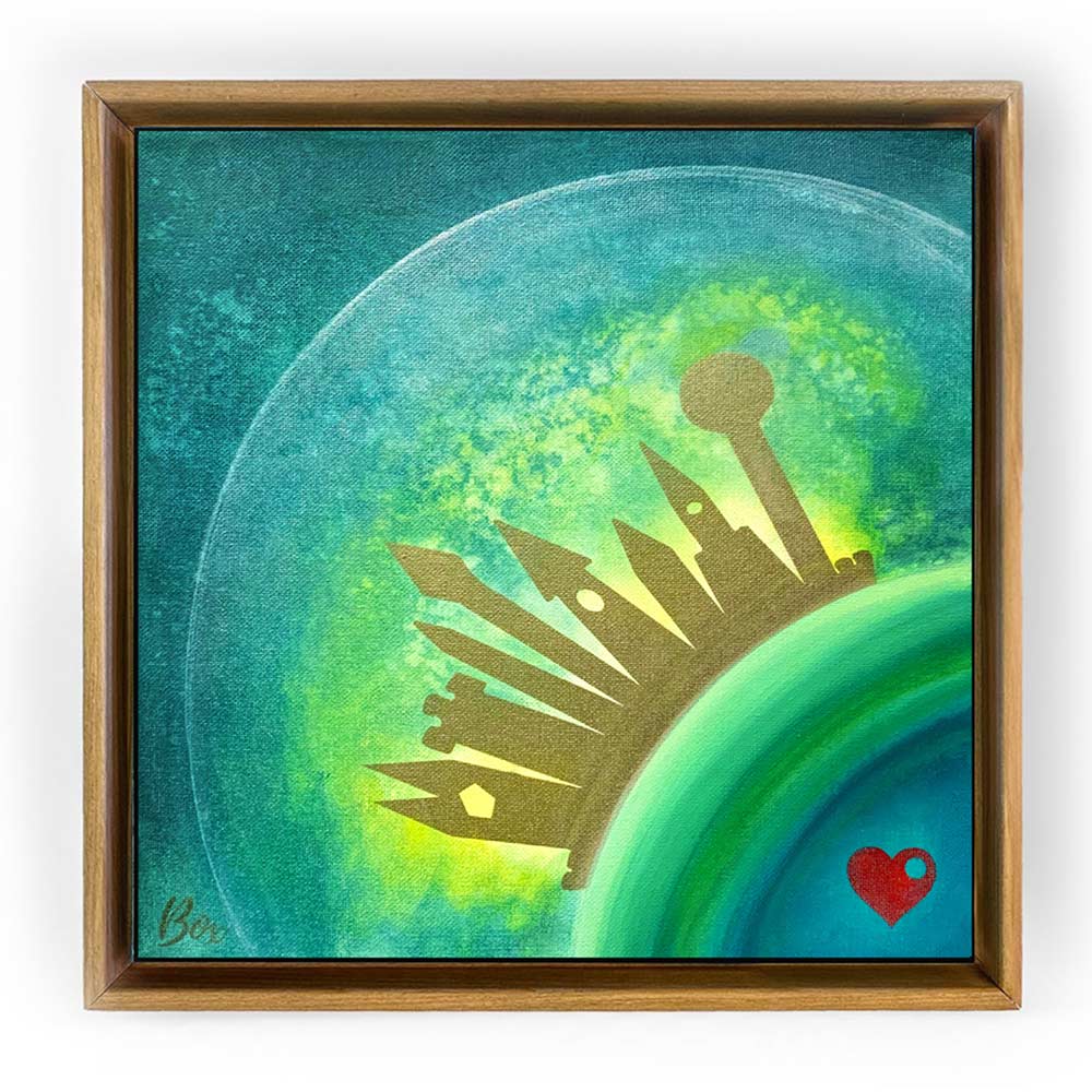 The Little Heart Series - Kingdom Heart #1 Original Acrylic 12"x12"