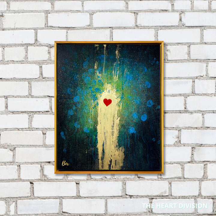 The Little Heart Series - Becoming Heart #1 Original Acrylic 16"x 20"