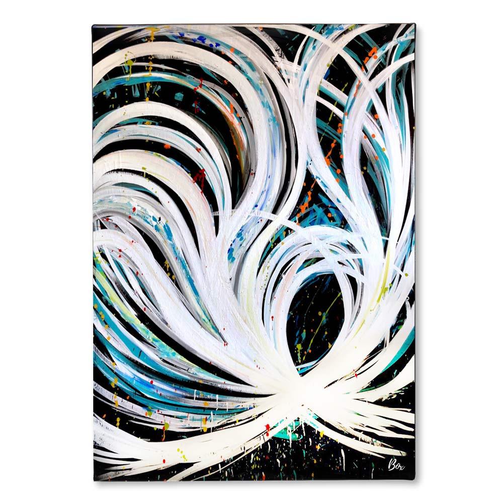 Octopus 2 "Midnight Swim" Original Acrylic 48" x 46"